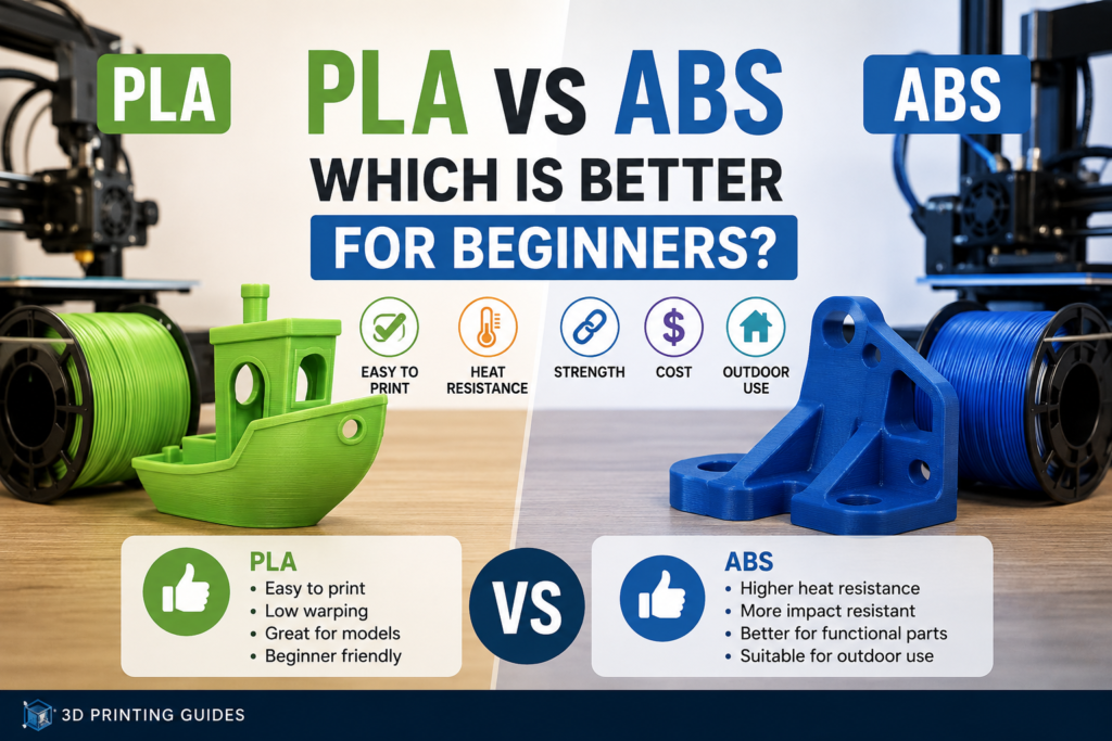 PLA vs ABS comparison for beginners