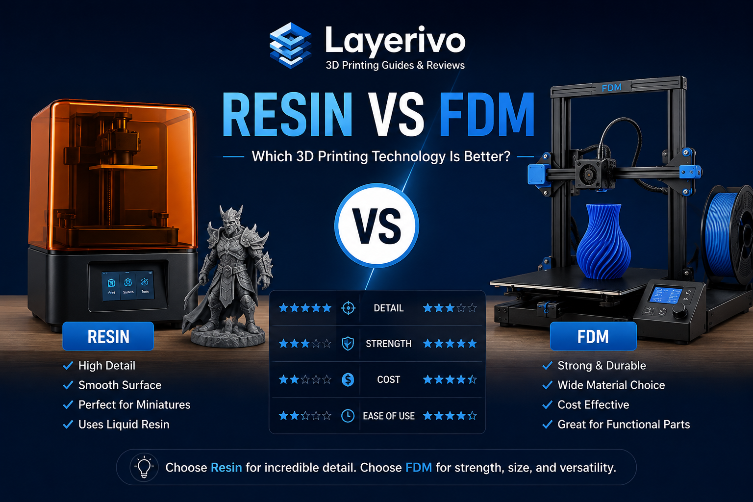 Resin vs FDM: Which 3D Printing Technology Is Better? 2026 Guide