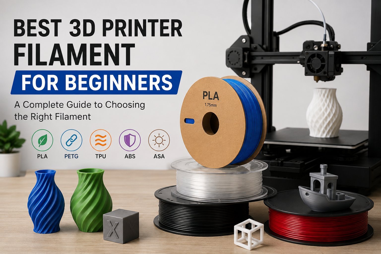Best 3D Printer Filament for Beginners: What to Buy First